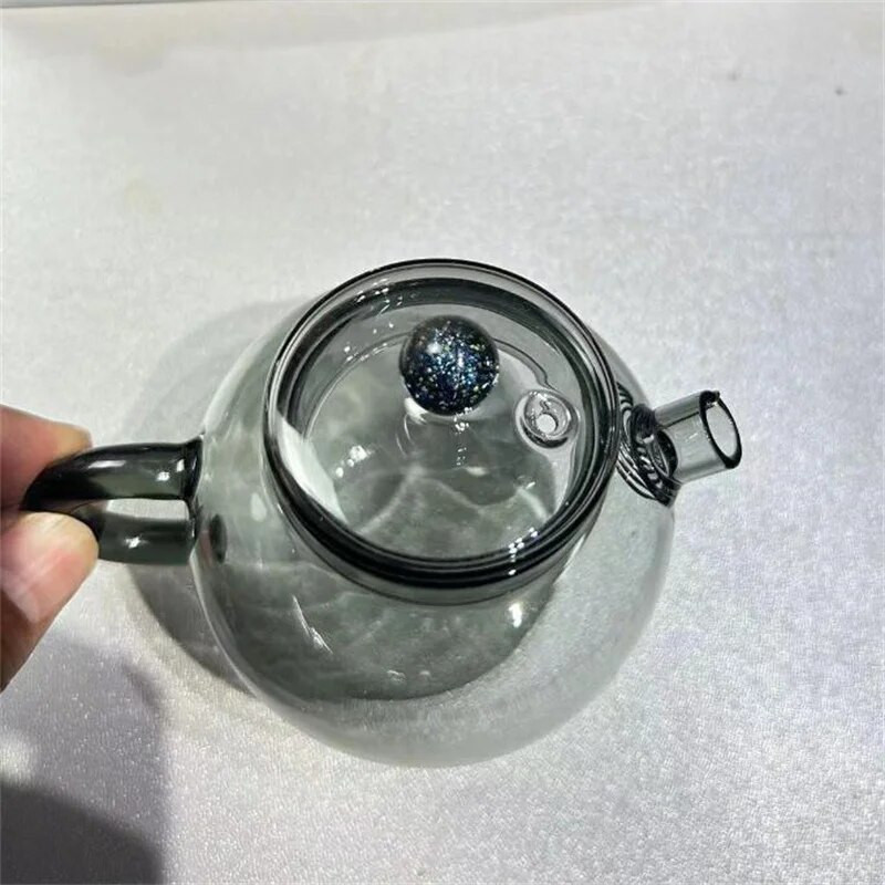 150 ml Juodos mažos talpos Kung Fu stiklinis arbatinukas Arbatos Indai Arbatos ruošimo Įrankiai Arbatos infuzinis arbatos indas Popietės arbatos mažas arbatos puodas