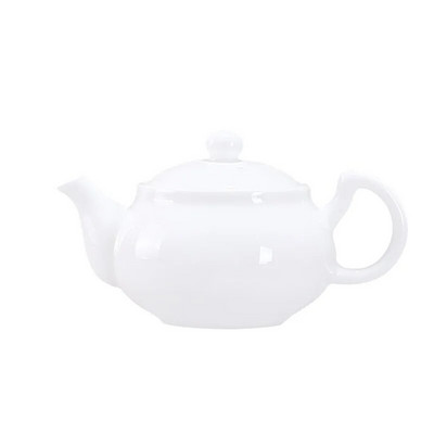 Bone China Handmade Ruyi Pot Ceramic Black Tea Tea Maker White Porcelain Household Filter Flower Tea Teapot 150ml