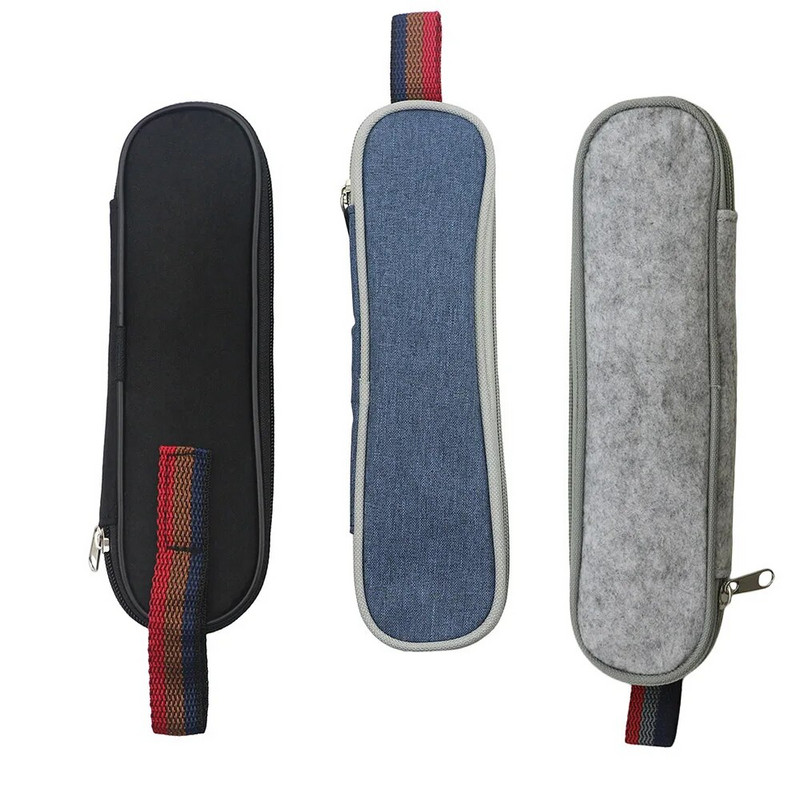 JANKNG Posuđe Pribor za jelo od nehrđajućeg čelika Putovanje Kampiranje Set posuđa Žlica Vilica Štapići sa slamkom Prijenosna torbica