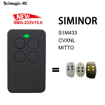 287MHz до 868MHz SIMINOR SIM433 MITTO CVXNL дистанционно управление за отваряне на гаражни врати SIMINOR контролер за дистанционно управление за гаражни врати