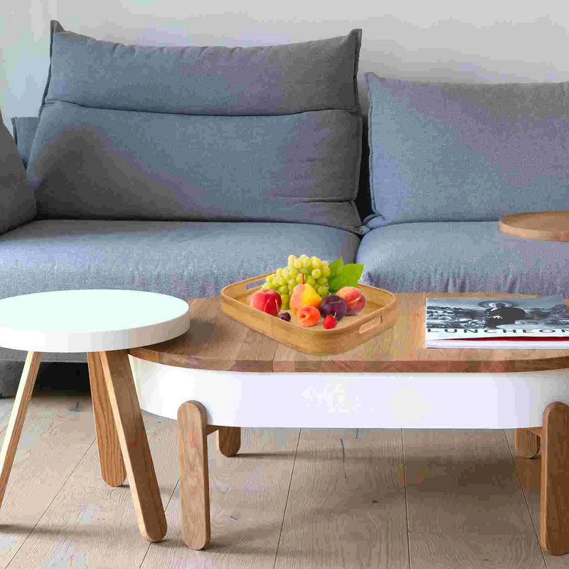 Medinis padėklas Pusryčių serviravimo stalas Osmanų kavos rankenos Bambuko arbatos padėklai Mediniai Maistas Duonos Kepimas Pietūs Stačiakampiai