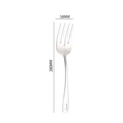 1 kom. Set pribora za jelo od nehrđajućeg čelika Veliko cjedilo Žlica za posluživanje Vilica Nož Banket Javno posuđe Pizza Lopatica Kuhinjsko posuđe