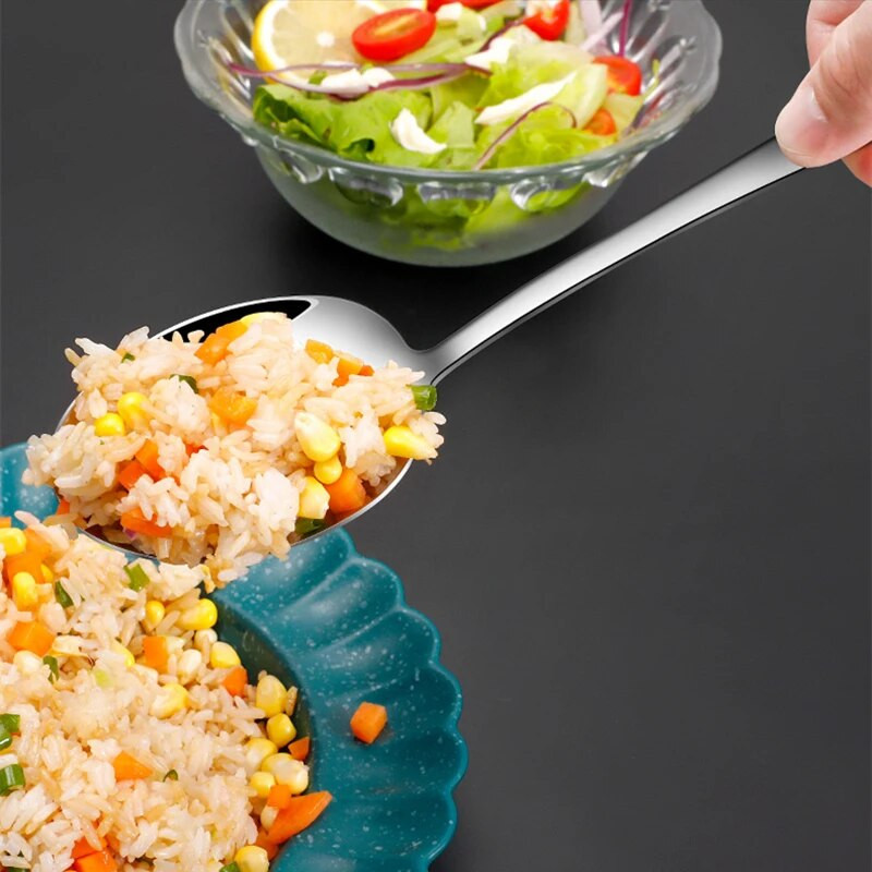 1 kom. Set pribora za jelo od nehrđajućeg čelika Veliko cjedilo Žlica za posluživanje Vilica Nož Banket Javno posuđe Pizza Lopatica Kuhinjsko posuđe