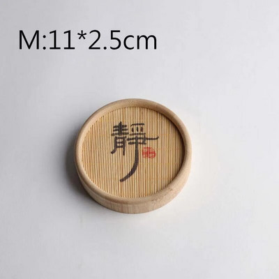 Tanjurić za toplinsku izolaciju Podmetač za čaše s otiskom od bambusa Držač za šalicu čaja Podloga za čaj Podmetač za lonac Dodaci za čajne ceremonije Podmetač za čaše ZC586