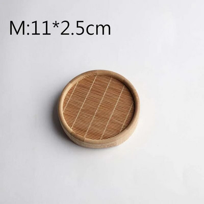 Tanjurić za toplinsku izolaciju Podmetač za čaše s otiskom od bambusa Držač za šalicu čaja Podloga za čaj Podmetač za lonac Dodaci za čajne ceremonije Podmetač za čaše ZC586