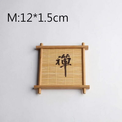 Tanjurić za toplinsku izolaciju Podmetač za čaše s otiskom od bambusa Držač za šalicu čaja Podloga za čaj Podmetač za lonac Dodaci za čajne ceremonije Podmetač za čaše ZC586