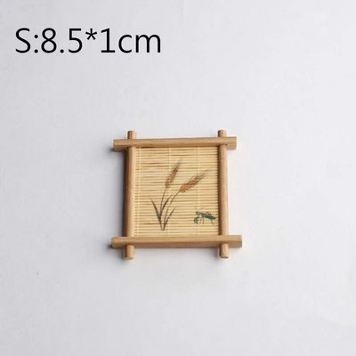 Tanjurić za toplinsku izolaciju Podmetač za čaše s otiskom od bambusa Držač za šalicu čaja Podloga za čaj Podmetač za lonac Dodaci za čajne ceremonije Podmetač za čaše ZC586