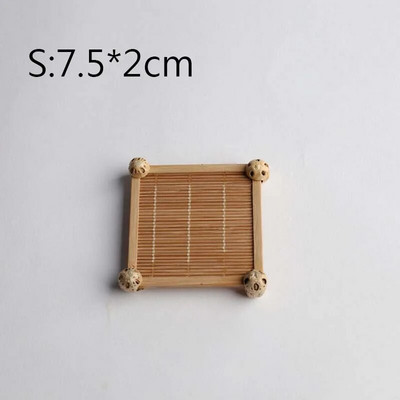 Tanjurić za toplinsku izolaciju Podmetač za čaše s otiskom od bambusa Držač za šalicu čaja Podloga za čaj Podmetač za lonac Dodaci za čajne ceremonije Podmetač za čaše ZC586