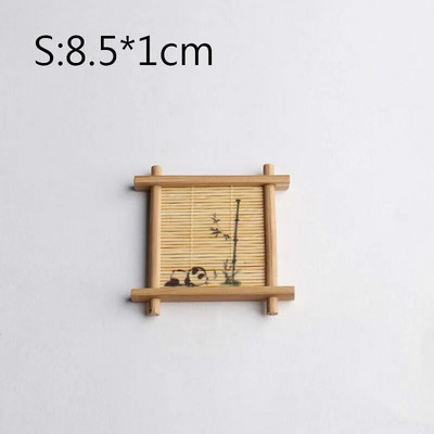 Tanjurić za toplinsku izolaciju Podmetač za čaše s otiskom od bambusa Držač za šalicu čaja Podloga za čaj Podmetač za lonac Dodaci za čajne ceremonije Podmetač za čaše ZC586