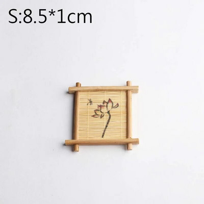 Tanjurić za toplinsku izolaciju Podmetač za čaše s otiskom od bambusa Držač za šalicu čaja Podloga za čaj Podmetač za lonac Dodaci za čajne ceremonije Podmetač za čaše ZC586