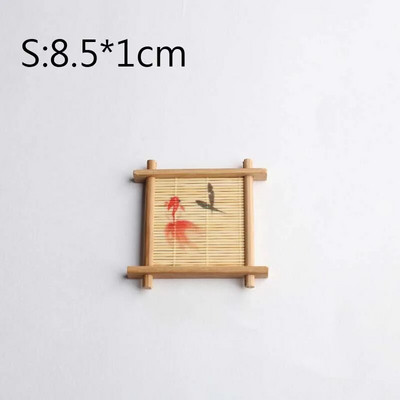 Tanjurić za toplinsku izolaciju Podmetač za čaše s otiskom od bambusa Držač za šalicu čaja Podloga za čaj Podmetač za lonac Dodaci za čajne ceremonije Podmetač za čaše ZC586