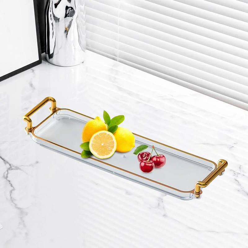 Višenamjenski nordijski pladanj za posluživanje voća Pravokutni tanjur za posluživanje grickalica za kućni organizator Ukrasni pladanj