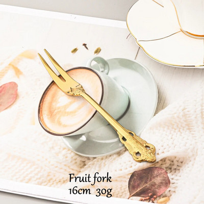 Vintage Western pribor za jelo 18/10 od nehrđajućeg čelika Luksuzni zlatni set posuđa za jelo Posuđe za odrezak Nož Vilica Žlica Srebrni pribor za jelo