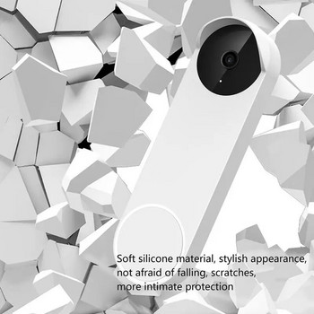 Προστατευτική θήκη σιλικόνης για κάμερα Google Nest Doorbell Doorbell UV Ανθεκτικό στις καιρικές συνθήκες Αδιάβροχο κάλυμμα πυριτίου νυχτερινής όρασης
