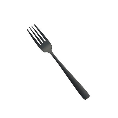 Evőeszköz készlet Kés Villa Kanál Evőkészlet Fekete matt desszert étkészlet Rozsdamentes acél étkészlet Konyhai ezüst edények