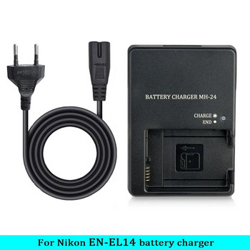 Зарядно устройство за батерии на фотоапарат MH-24 за литиева батерия Nikon En-el14 P7100 P7000 D3100 D5200 D5100 D3200 D3300 D5300 P7000 P7800 MH 24