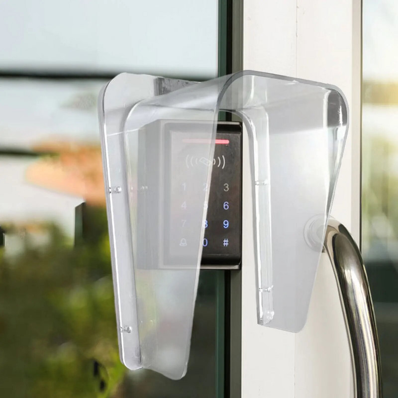 Durvju zvana lietus pārsega piekļuves kontroles tastatūras vāciņš durvju tālruņa domofonam video durvju zvana bezvadu durvju zvana piekļuves kontroles tastatūras