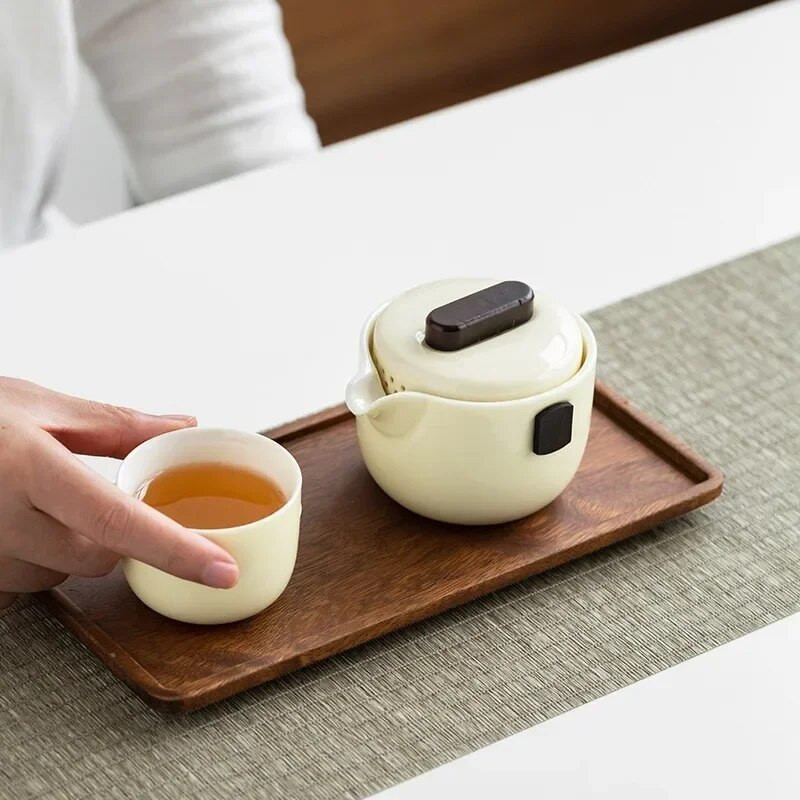 Puni drveni pladanj za pohranu, višenamjenski pladanj, posluživanje hrane, pića, pravokutnog pribora za čaj, deserta, slatkiša, voćnog kruha, doma