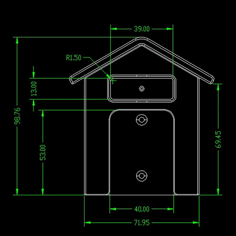 1PC Водоустойчив капак за безжичен звънец за контрол на достъпа Дъждовен капак Защитна кутия Външен капак за звънец