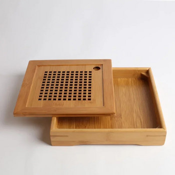 Εργαλείο τελετής κινέζικου δωματίου Δίσκος τσαγιού από μασίφ ξύλο Αποθήκευση νερού Σετ τσαγιού Kung Fu Συρτάρι Τραπέζι επιτραπέζιας αίθουσας τσαγιού