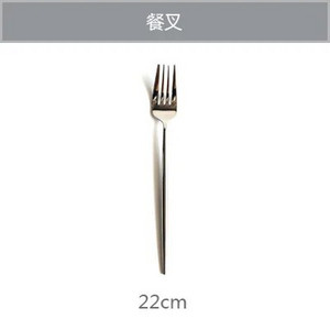 Pribor za jelo Silver Glod Set pribora za jelo od nehrđajućeg čelika Posuđe za jelo Vilica Žlica Set noževa Vilica za desert Žlica Žlica za posluživanje večere Posuđe