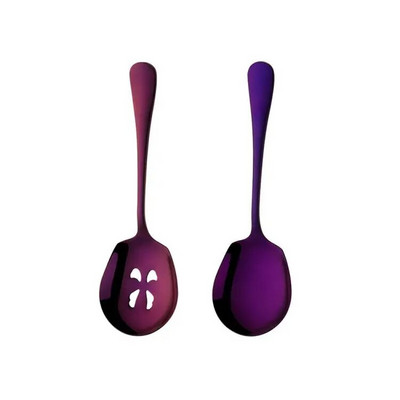 2 KOM Žlica za javno posluživanje u kućanstvu Žlica za cjedilo od nehrđajućeg čelika za juhu za sladoled Žlice za večeru salate od riže Kuhinjsko posuđe