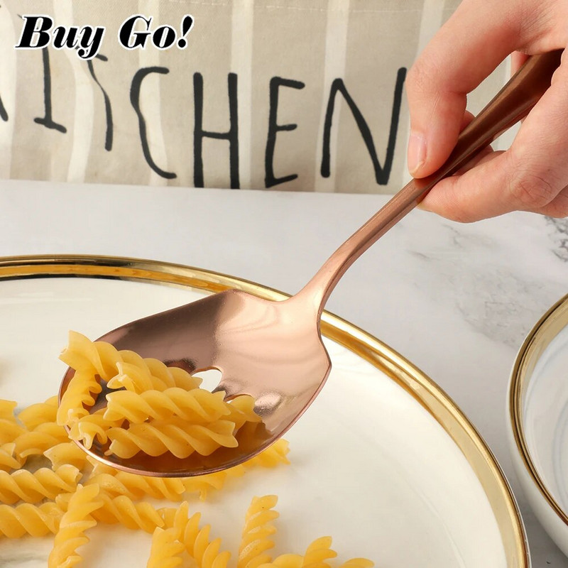 2 KOM Žlica za javno posluživanje u kućanstvu Žlica za cjedilo od nehrđajućeg čelika za juhu za sladoled Žlice za večeru salate od riže Kuhinjsko posuđe