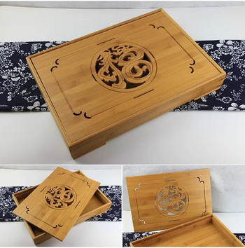 Класическа китайска гореща разпродажба Кунг-фу комплекти за чай от бамбук от естествено дърво в различни размери и модели