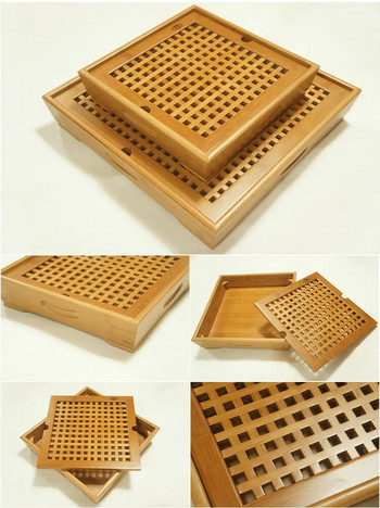 Класическа китайска гореща разпродажба Кунг-фу комплекти за чай от бамбук от естествено дърво в различни размери и модели