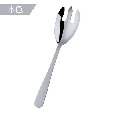 1/2 KOM ružičasto zlatne kuhinjske žlice od nehrđajućeg čelika Velika dugačka žlica za posluživanje salate Vilica za posluživanje Pribor za jelo Posuđe za jelo