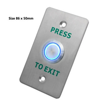 Κουμπί εξόδου πόρτας Αδιάβροχος διακόπτης 304 από ανοξείδωτο χάλυβα IP68 Χρήση για σύστημα ελέγχου πρόσβασης