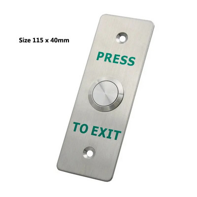 Durvju izejas poga, ūdensnecaurlaidīgs slēdzis 304 nerūsējošā tērauda IP68 izmantošana piekļuves kontroles sistēmai