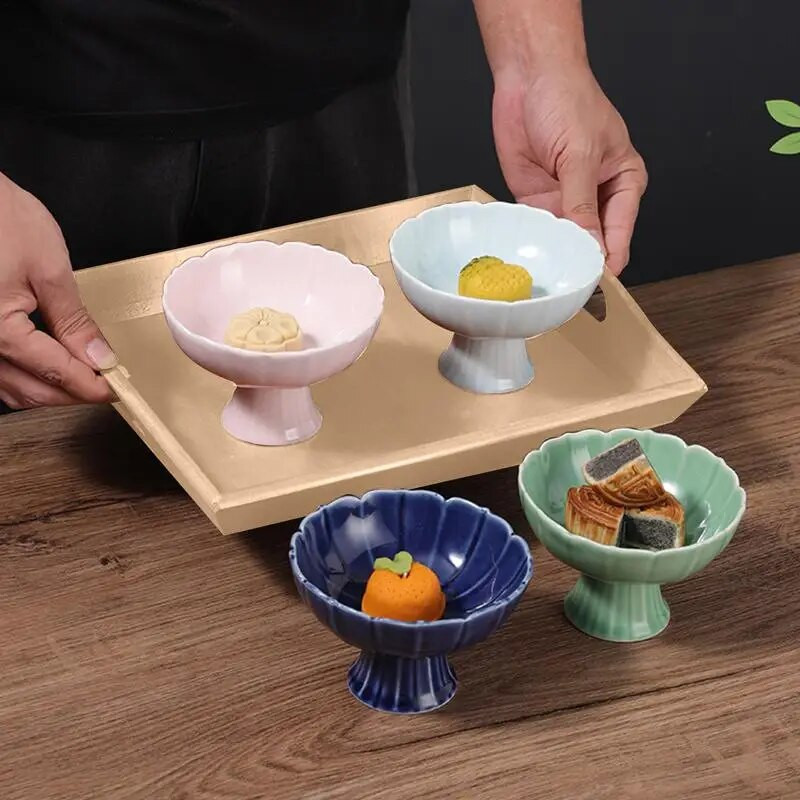 Drveni vintage pladanj za posluživanje velikog kapaciteta, podebljani tanjur za večeru za restorane, pravokutni pladanj s ručkama za dom