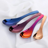 3 kom Žlice od nehrđajućeg čelika Zlatne žlice za juhu Set za posluživanje hrane Posuđe Mini žlica za kavu Čaj Metalna kuhinjska posuda za jelo