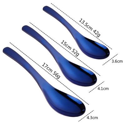 3 kom Žlice od nehrđajućeg čelika Zlatne žlice za juhu Set za posluživanje hrane Posuđe Mini žlica za kavu Čaj Metalna kuhinjska posuda za jelo