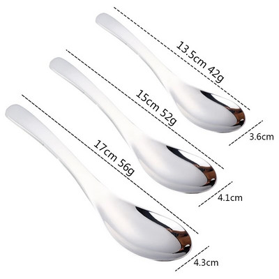 3 kom Žlice od nehrđajućeg čelika Zlatne žlice za juhu Set za posluživanje hrane Posuđe Mini žlica za kavu Čaj Metalna kuhinjska posuda za jelo
