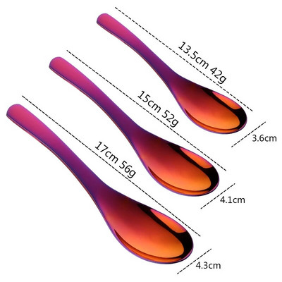3 kom Žlice od nehrđajućeg čelika Zlatne žlice za juhu Set za posluživanje hrane Posuđe Mini žlica za kavu Čaj Metalna kuhinjska posuda za jelo
