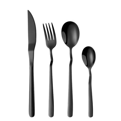 4Pcs/Set Rainbow Design V Set pribora za jelo Set posuđa od nehrđajućeg čelika Nož Vilica Žlica Set za jelo Kuhinjski pribor za jelo Set posuđa