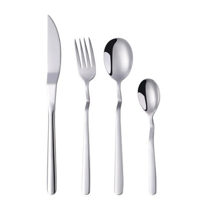 4Pcs/Set Rainbow Design V Set pribora za jelo Set posuđa od nehrđajućeg čelika Nož Vilica Žlica Set za jelo Kuhinjski pribor za jelo Set posuđa