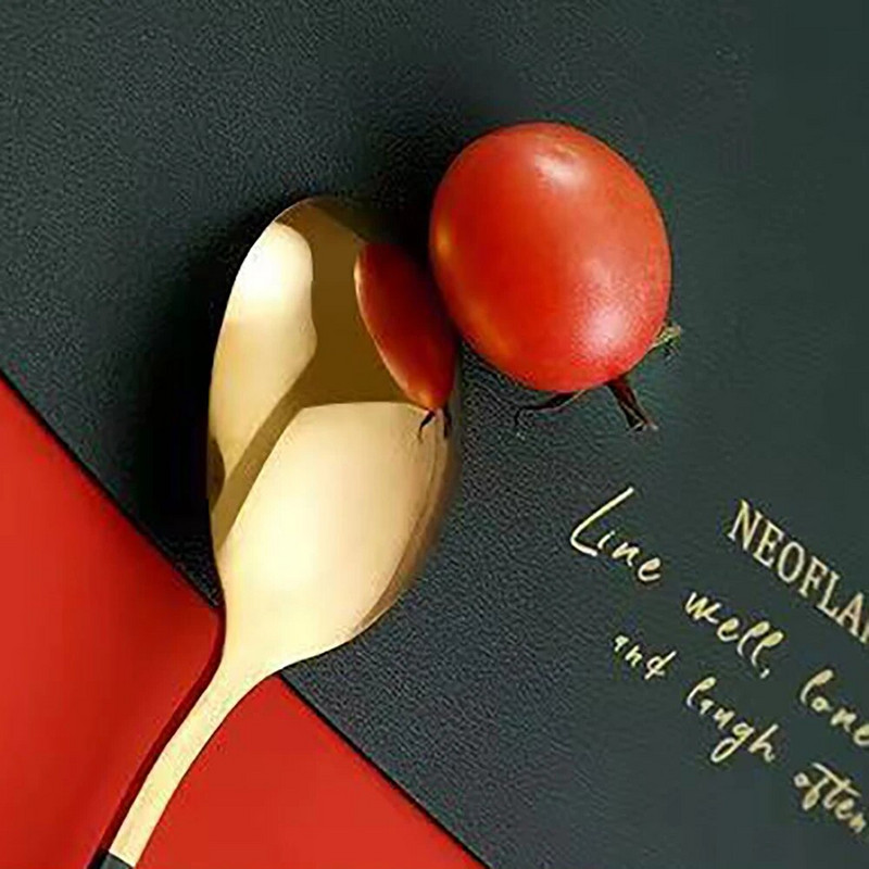 2/3 kom šarenog pribora za jelo Set pribora za jelo od nehrđajućeg čelika 304 Kuhinjsko ogledalo Zlatni set posuđa Štapići Vilica Žlica Set za jelo