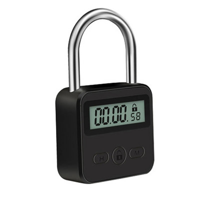 „Smart Time Lock“ LCD ekranas „Time Lock“ daugiafunkcis kelioninis elektroninis laikmatis, vandeniui atspari USB įkraunama laikina laikmačio pakabinama spyna