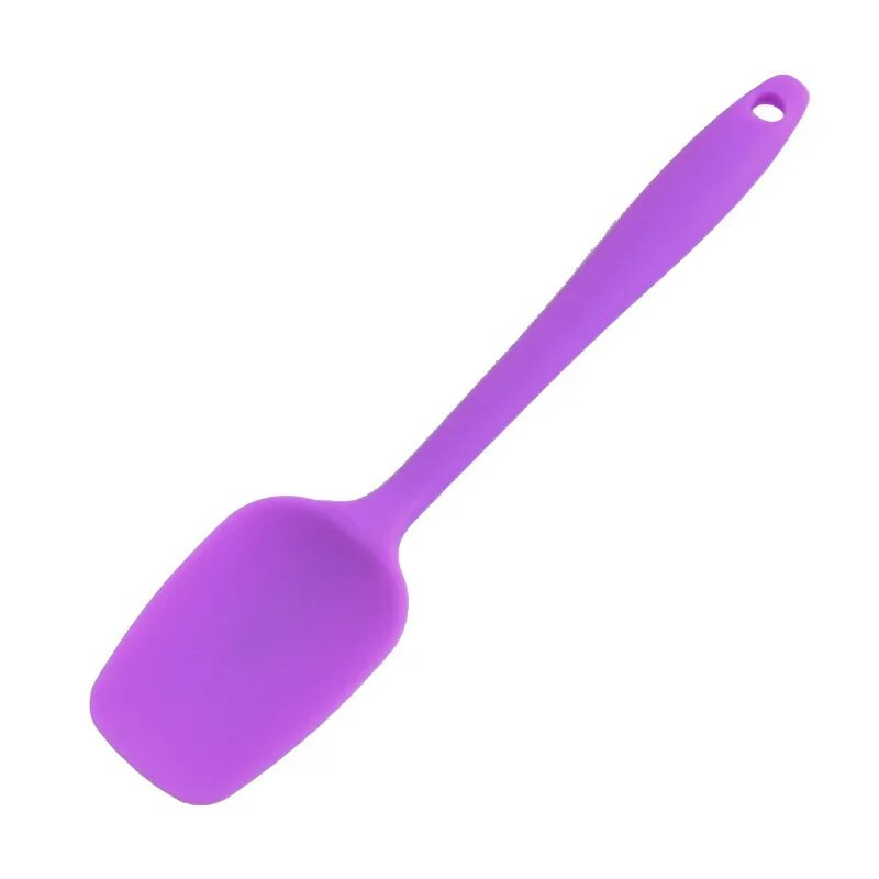 Universali karščiui atspari integruota rankena silikoninis šaukštas grandiklis Mentele Ledai sviestinis pyragas Virtuvėje namų gaminimo įrankis