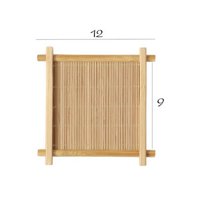 Soojusisolatsioonitaldrik Bambusest tee kohvitassimati alused Alusealused Köögitarvikud Alusmatt Tassihoidik Nõudepotipadi Ruudukaunistus