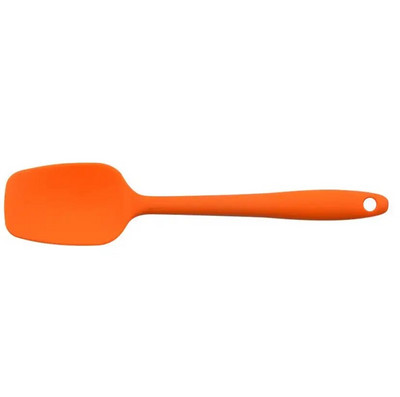 Forró univerzális hőálló integrált nyelű szilikon kanál kaparó spatula fagylalt torta konyhai eszköz