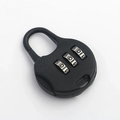 3 skaitmenų deriniai Pakabinama Cinko Plastikinė Slaptažodžio Pakabinama Spynelė Kompiuterio Krepšiui Mokyklinėms Kuprinėms Plastikinėms Slaptažodžio Rašiklio Dėklo Užraktas