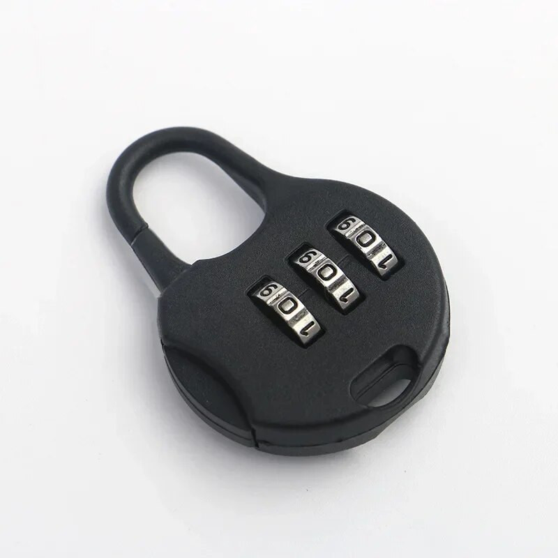 3 skaitmenų deriniai Pakabinama Cinko Plastikinė Slaptažodžio Pakabinama Spynelė Kompiuterio Krepšiui Mokyklinėms Kuprinėms Plastikinėms Slaptažodžio Rašiklio Dėklo Užraktas