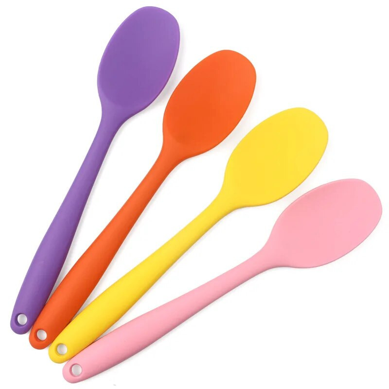 Desertinis šaukštas Aukštos temperatūros nuleidžiamas virtuvės dalykėliai Indai gaminimui Stalo reikmenys Indai maistui Patiekalai patiekalams