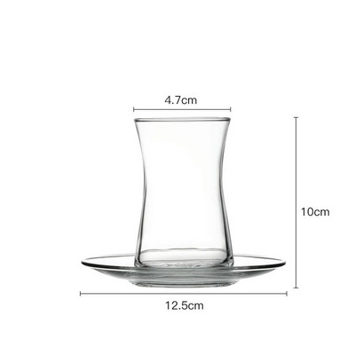 INS Hot PASABAHCE Brand Čaša za crni čaj s mirisom Turske Setovi odgovarajućih tanjurića Šalica za kavu Čaša za kavu Čaša za espresso Veleprodaja