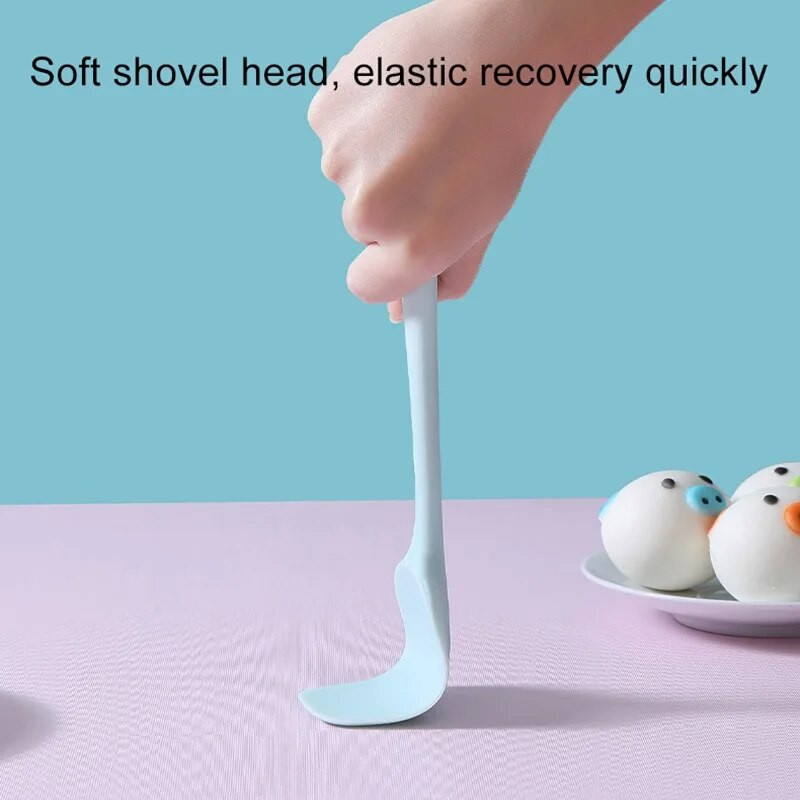 21 cm silikoninis kreminis kepimo grandiklis karščiui atsparus integruota rankena sviesto mentele Nelipni tešlos šokoladinio pyrago maišymo įrankis