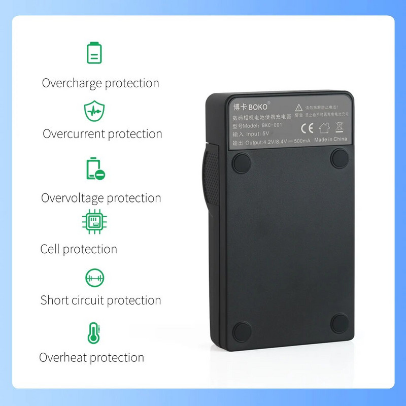 KLIC-5001 Kodak EasyShare fényképezőgép akkumulátortöltőhöz DX6490,DX7440,DX7590,DX7630 DX6490,DX7440,DX7590,DX7630 Z730,Z7590,Z760.